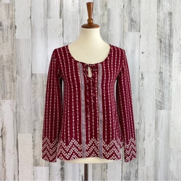Gilli Tops - Gilli USA Boho Peasant Top